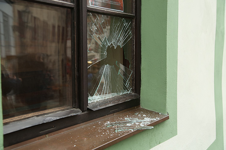 A2B Glass are able to board up broken windows while they are being repaired in Uxbridge.